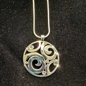 Brighton Pendant Necklace with adjustable snake chain